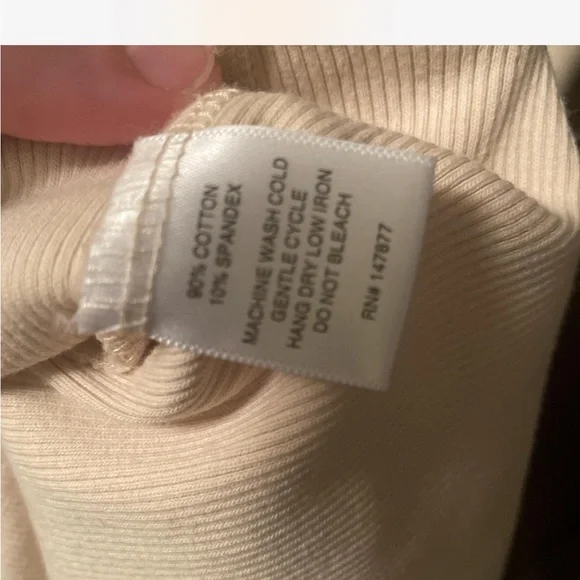 The Line by K Gael Ribbed Oat One-Shoulder Dress - Picture 6 of 7